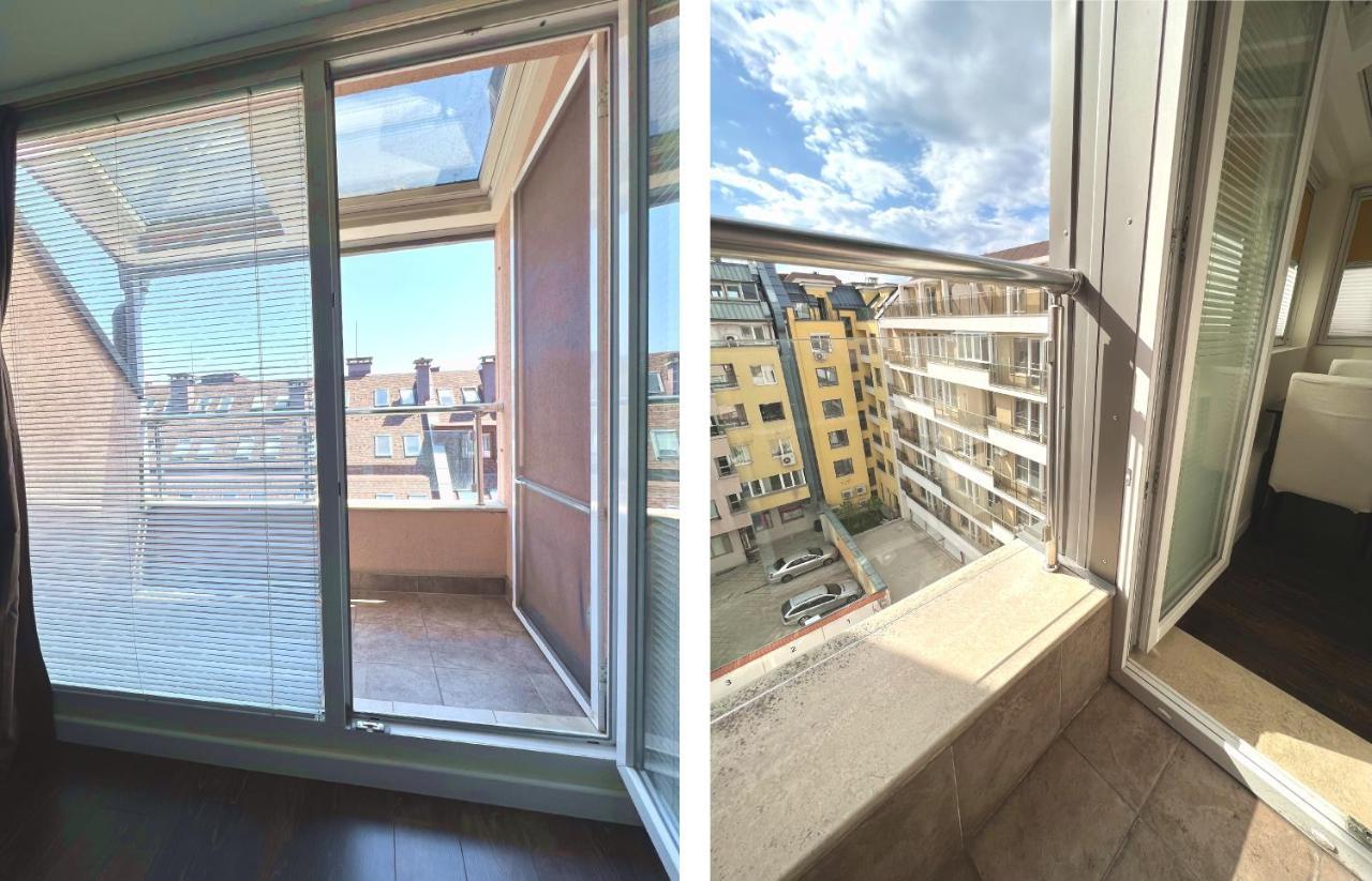 סופיה Unique Luxurious Jacuzzi Penthouse Duplex In City Center! 2 Baths! Free Parking! מראה חיצוני תמונה